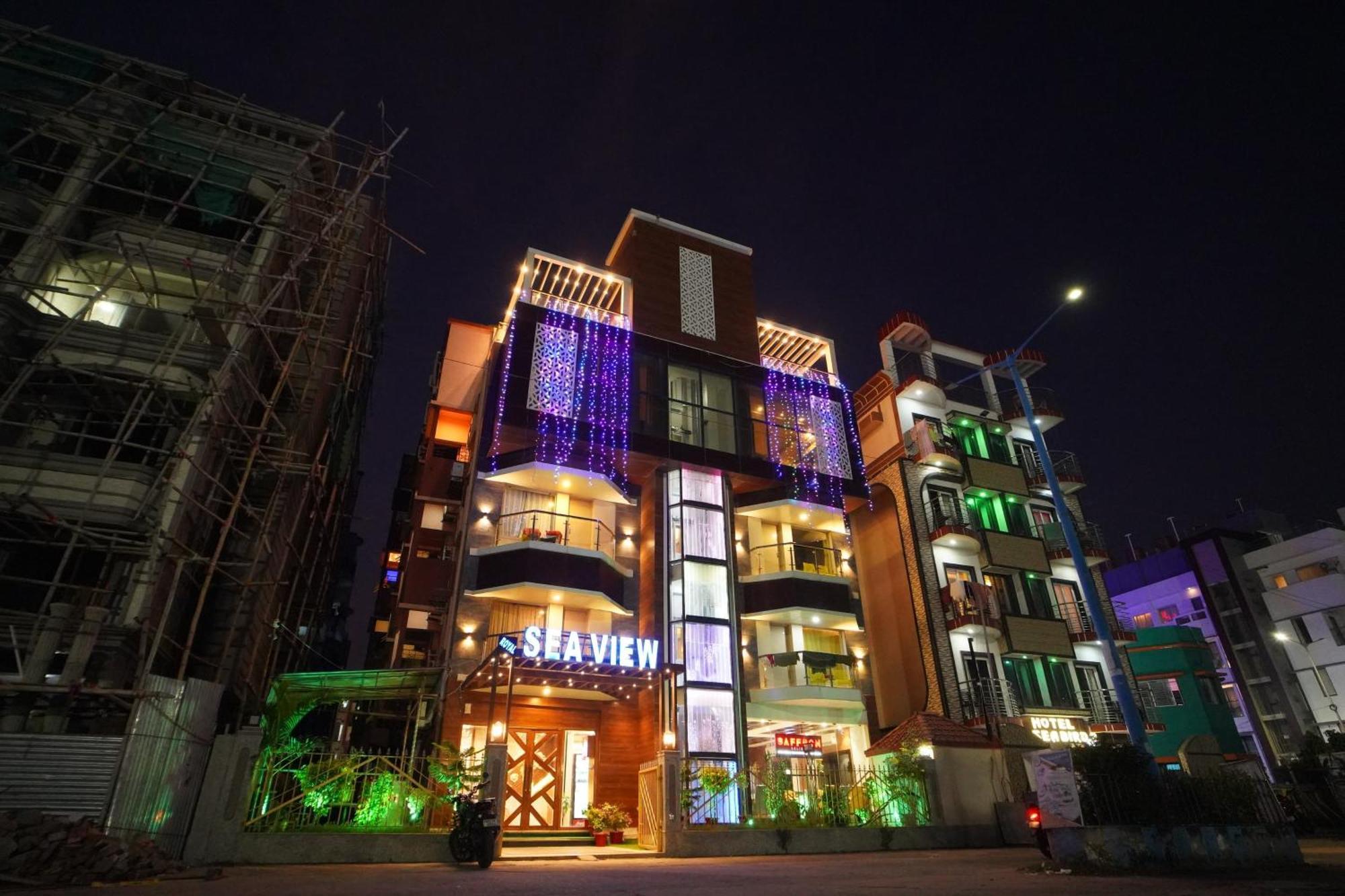 Royal Sea View !! Beach Front With Free Wifi !! Дигха Экстерьер фото