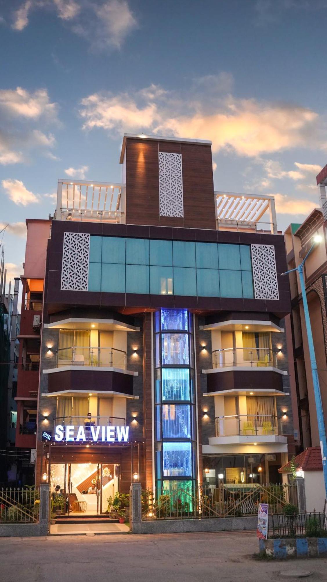 Royal Sea View !! Beach Front With Free Wifi !! Дигха Экстерьер фото
